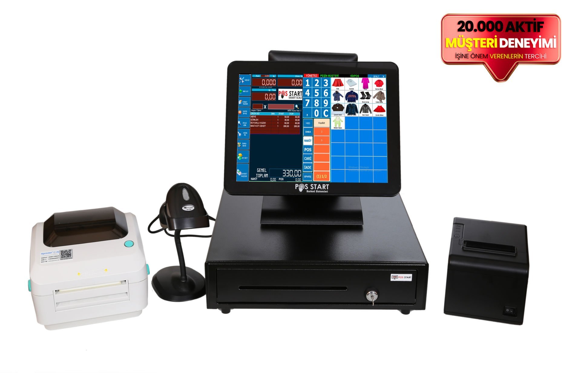 Market  Barkod Sistemi | Premium Set