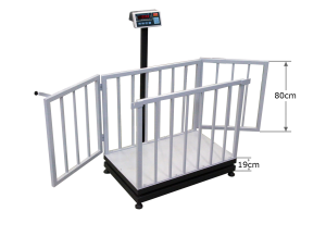 Barkod Yazıcılı Baskül l 45x45 cm l 150 Kg