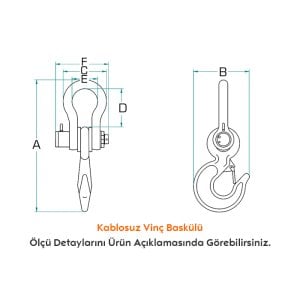 SH-WP1 30000 Kg Kablosuz Vinç Baskülü