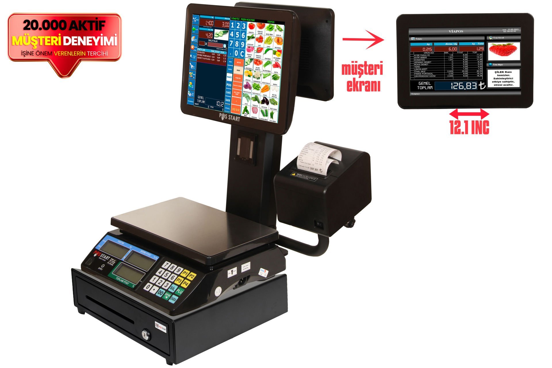 POS START | Pos Terazi | Manav Barkod Sistemi | Pro Set